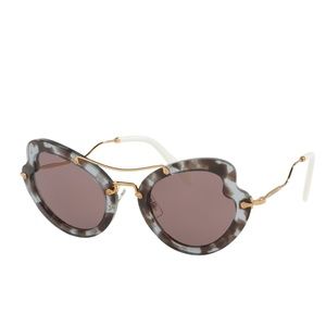 MIU MIU Havana Brown Butterfly Sunglasses NWT